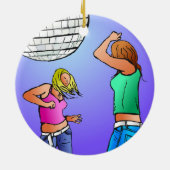 Disco Divas Keramisch Ornament (Achterkant)