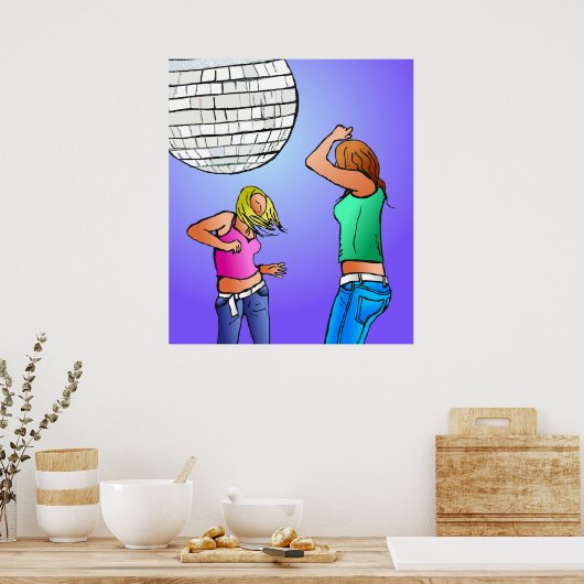 Disco Divas Poster (Keuken)