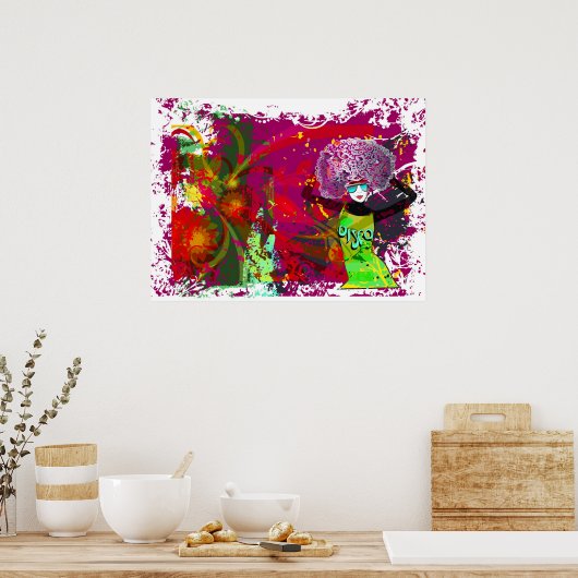 Disco Diwa Poster (Keuken)