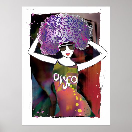 Disco Diwa Poster (Voorkant)