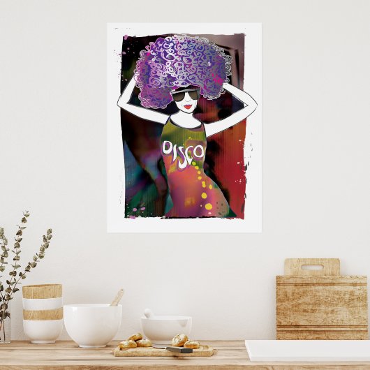 Disco Diwa Poster (Keuken)