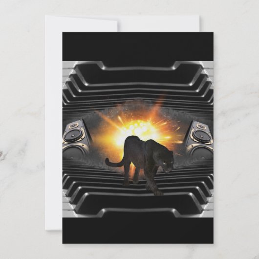 disco DJ-toetsenbord zwart, Deejay Kaart (Voorkant)