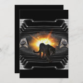 disco DJ-toetsenbord zwart, Deejay Kaart (Voorkant / Achterkant)