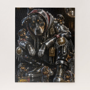 Disco Dog & Mini Me Crew Legpuzzel