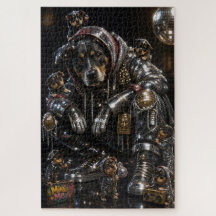 Disco Dog & Mini Me Crew Legpuzzel