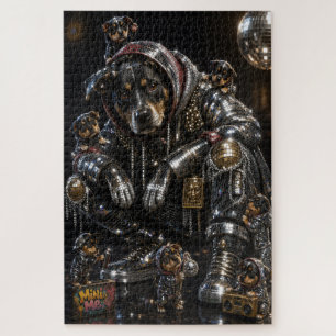 Disco Dog & Mini Me Crew Legpuzzel