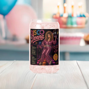 Disco Donna Album Blikvorm Glas