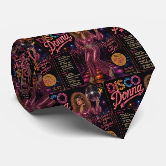 Disco Donna Album Stropdas (Opgerold)