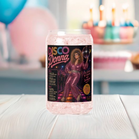 Disco Donna & Disco Dazzler Blikvorm Glas (Insitu (Baby Shower))