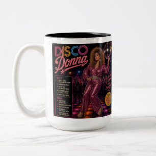 Disco Donna & Disco Dazzler Tweekleurige Koffiemok