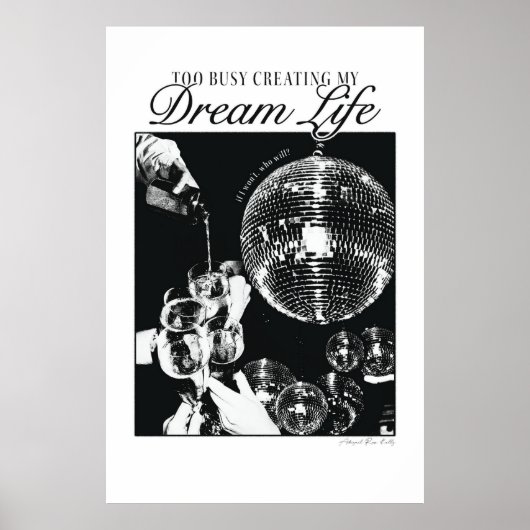 Disco Dream Life Poster (Voorkant)