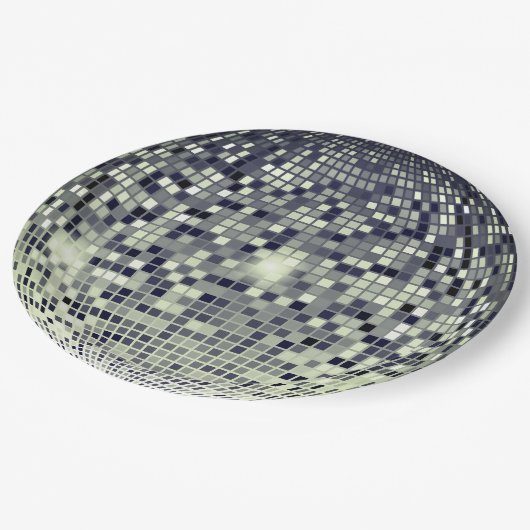 Disco Dreams Papieren Borden - Vier het in stijl! Papieren Bordje (Gekanteld)