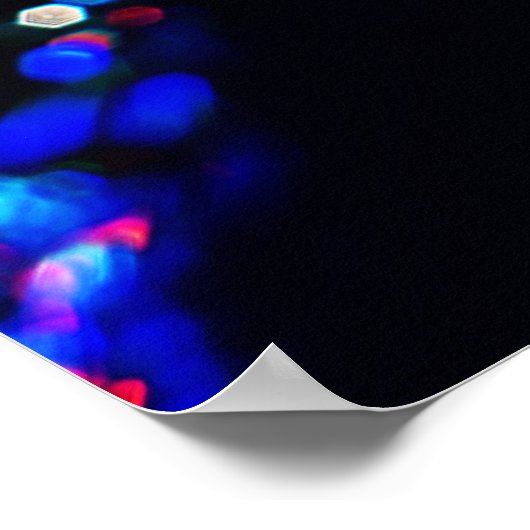 Disco-druppels Poster (Hoek)