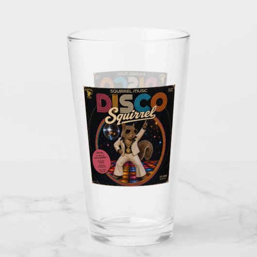 Disco Eekhoorn Glas (Voorkant)