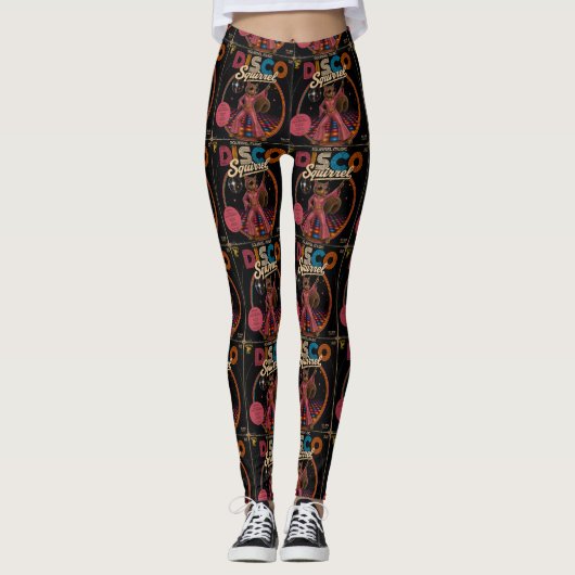 Disco Eekhoorn Koningin Leggings (Voorkant)