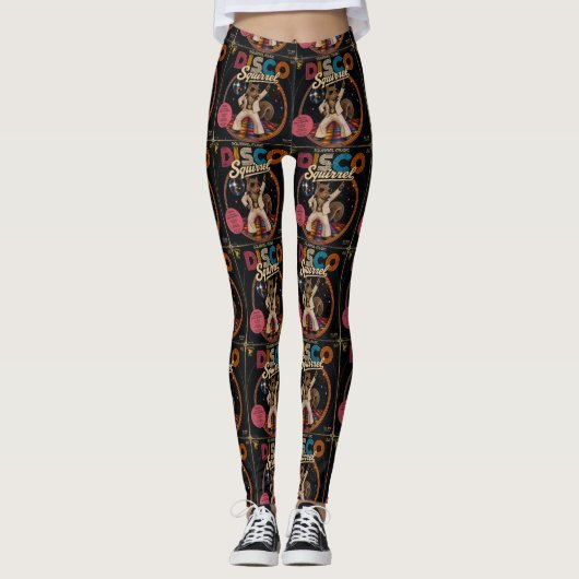 Disco Eekhoorn Leggings (Voorkant)