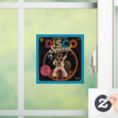 Disco Eekhoorn Raamsticker (Huis)