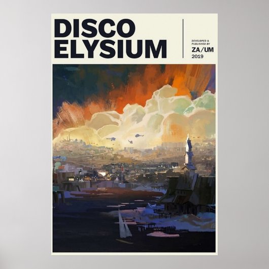 Disco Elysium Poster (Voorkant)