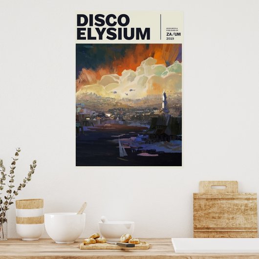 Disco Elysium Poster (Keuken)