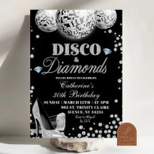 Disco en Diamanten Volwassenen Verjaardagsfeest