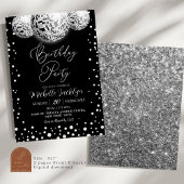 Disco en Parels Volwassen Verjaardagsfeest Kaart