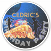 DISCO, ETIKET REGISTRATIE, 70'S, STICKER (Voorkant)