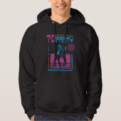 Disco Feeling for ever Dancing Seventies Party Hoodie (Voorkant)
