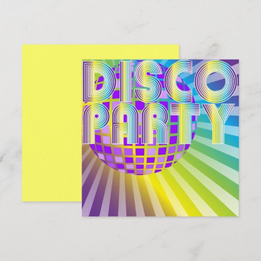 Disco Feest (Voorkant / Achterkant)