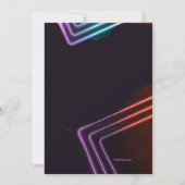 Disco Feest Kaart (Achterkant)