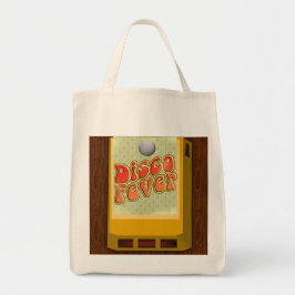 Disco Fever 8-track Retro Fun Slogan Tote Bag