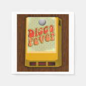 Disco Fever 8-track Theme Party Groovy Design Servetten (Voorkant)