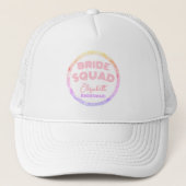 Disco Fever Bachelorette Bruid Squad Bruidsmeisje Trucker Pet (Voorkant)