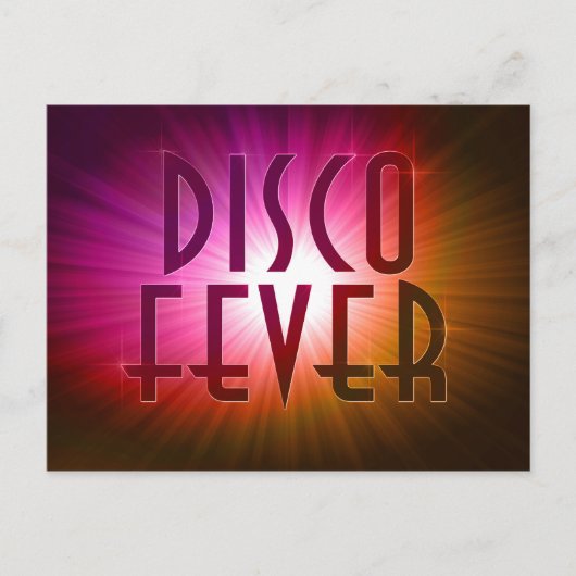 Disco Fever Briefkaart (Voorkant)