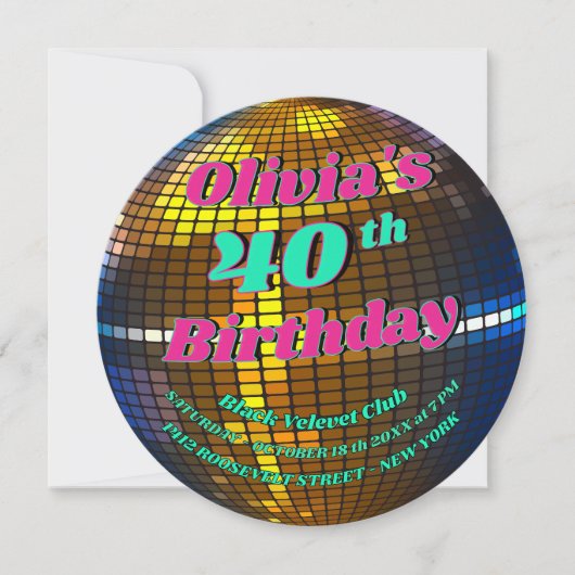 Disco Fever Kaart (Voorkant)