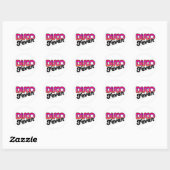 Disco Fever Ronde Sticker (Vel)