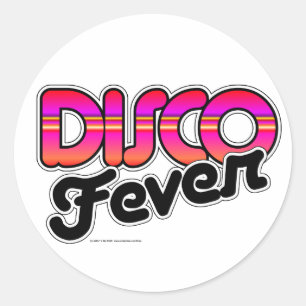 Disco Fever Ronde Sticker