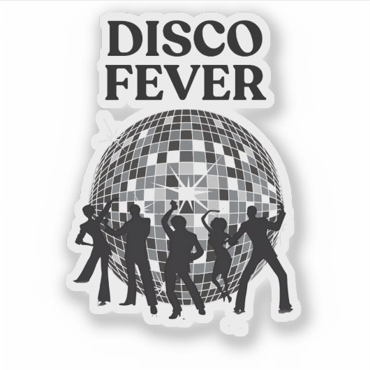 Disco Fever Sticker (Voorkant)