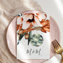 Disco Floral Burnt Sinaasappel Terracota Bruiloft