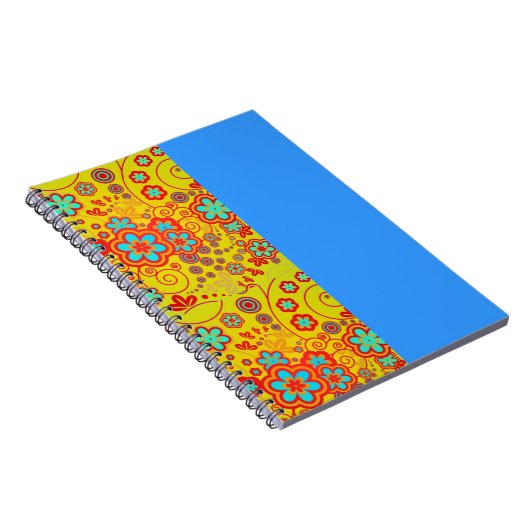 Disco Flowers Notitieboek (Rechterzijde)