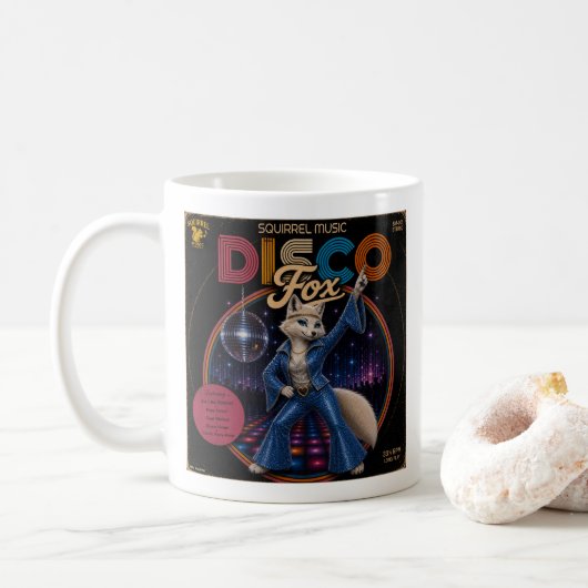 Disco Fox Duo Koffiemok (Met donut)