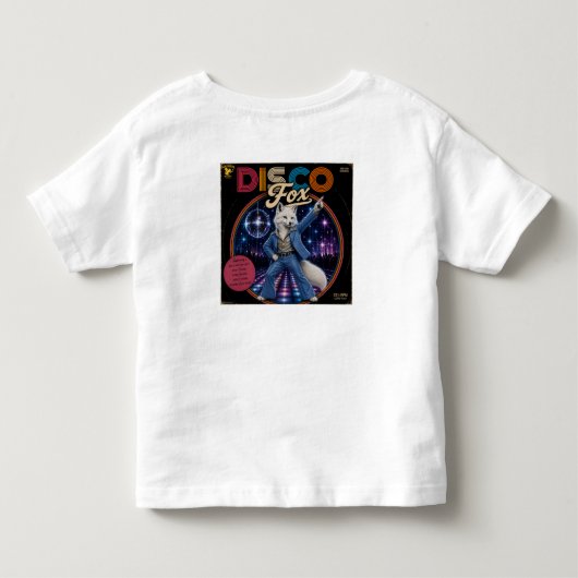 Disco Fox Kinder Shirts (Achterkant)