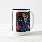 Disco Fox Tweekleurige Koffiemok (Voorkant rechts)