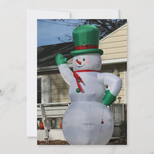 Disco Frosty Feestdagenkaart (Voorkant)