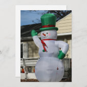 Disco Frosty Feestdagenkaart (Voorkant / Achterkant)