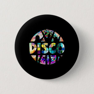 Disco Funny 70s Theme Dancing 70's Vrouwen Ronde Button 5,7 Cm