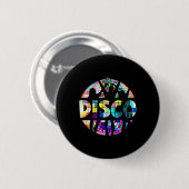 Disco Funny 70s Theme Dancing 70's Vrouwen Ronde Button 5,7 Cm (Voorkant /achterkant)