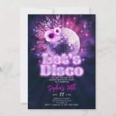 Disco Garden Party 70s Hot Pink Chic 30e verjaarda Kaart (Voorkant)