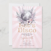 Disco Garden Party 70s Retro Pink 30e verjaardag Kaart (Voorkant)