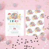 Disco Garden Party 70's Theme Going Away Party Kaart