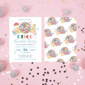 Disco Garden Party 70's Theme Going Away Party Kaart